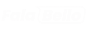 Logo Fala Bello em Branco Logo Fala Bello em Branco